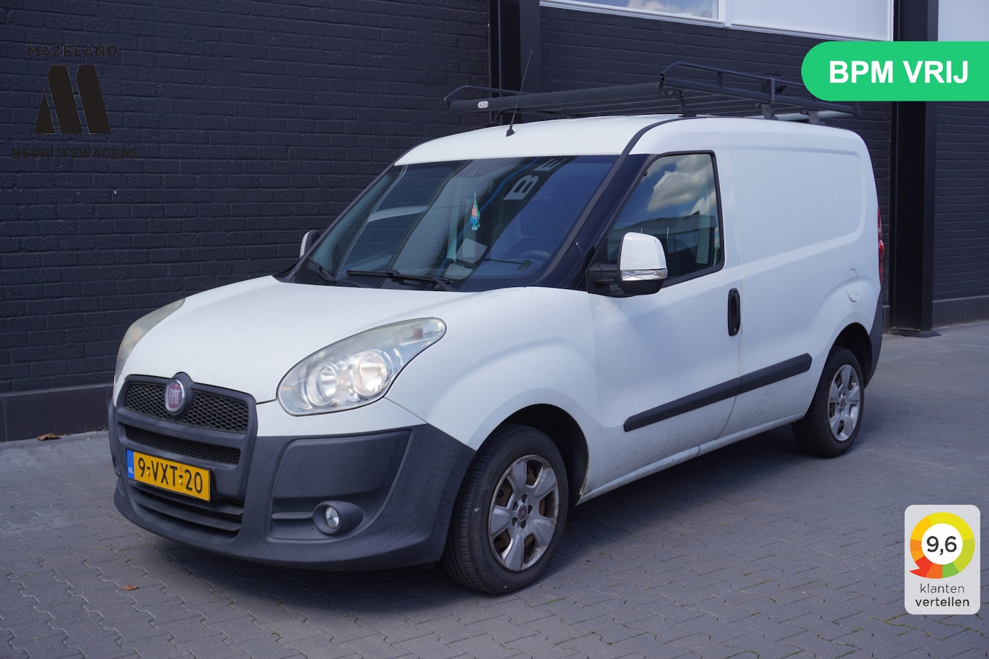 Fiat Doblò Cargo - 1.3 MultiJet SX - Airco - Imperiaal  - € 1.990,- Ex. - AutoWereld.nl