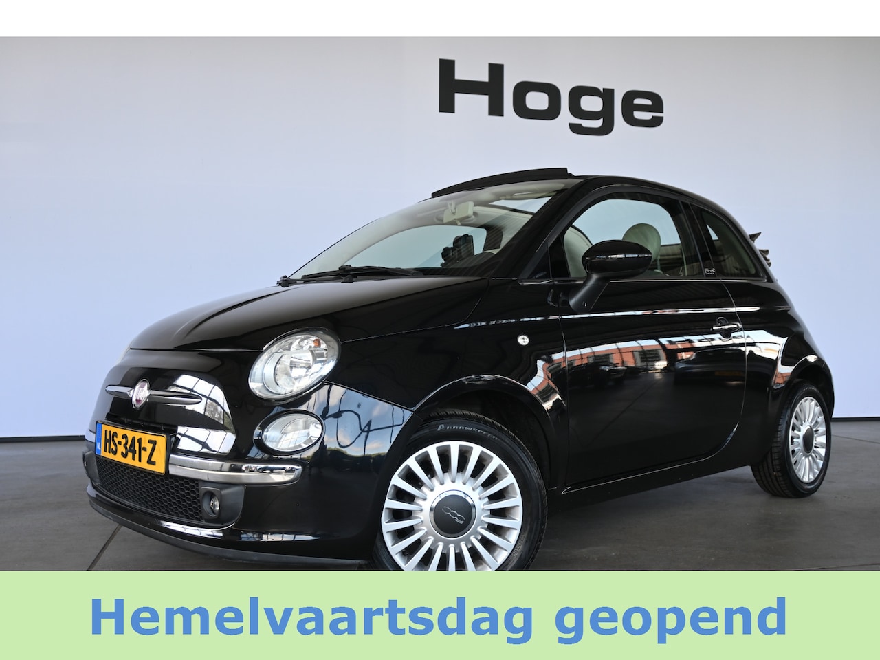 Fiat 500 C - 1.2 Lounge Cabrio Airco Navigatie Lichtmetaal Goed Onderhouden! Inruil Mogelijk! - AutoWereld.nl