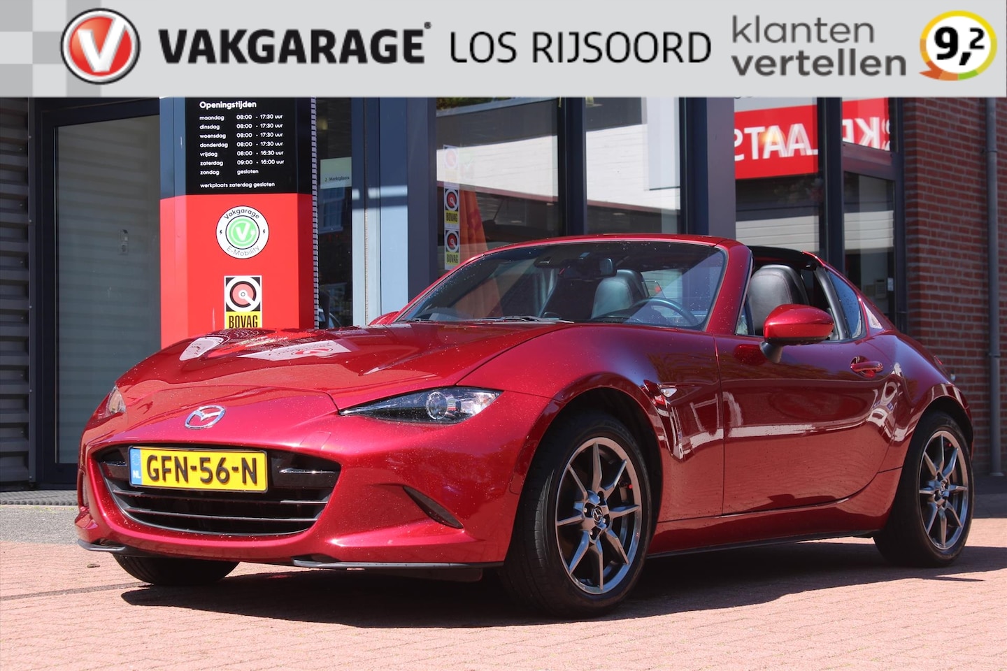 Mazda MX-5 RF - 1.5 Skyactiv-G *TS* | Carplay | Cruise & Climate Control | Stoelverwarming | Leder | Navig - AutoWereld.nl