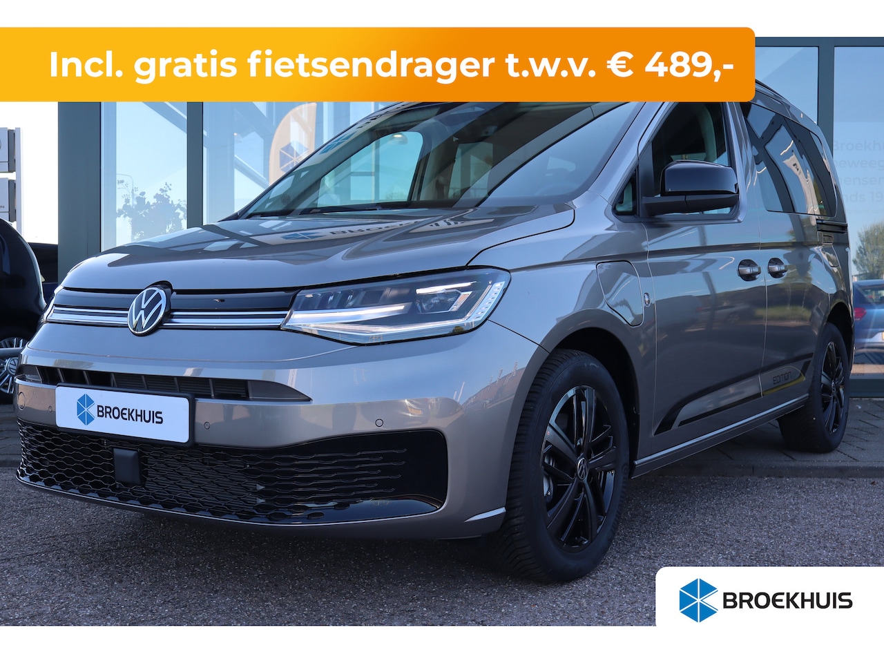 Volkswagen Caddy - Kombi Limited Edition 1.5 e-Hybrid Limited Edition | 12V-aansluiting in dashboard en laadr - AutoWereld.nl