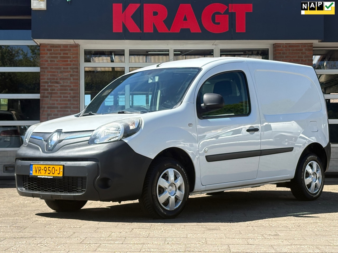 Renault Kangoo Express - 44kW|100% ELEKTRISCH|MARGE|NAP|airco|cruise|bluetooth|parkeersensoren achter|elektrisch pa - AutoWereld.nl