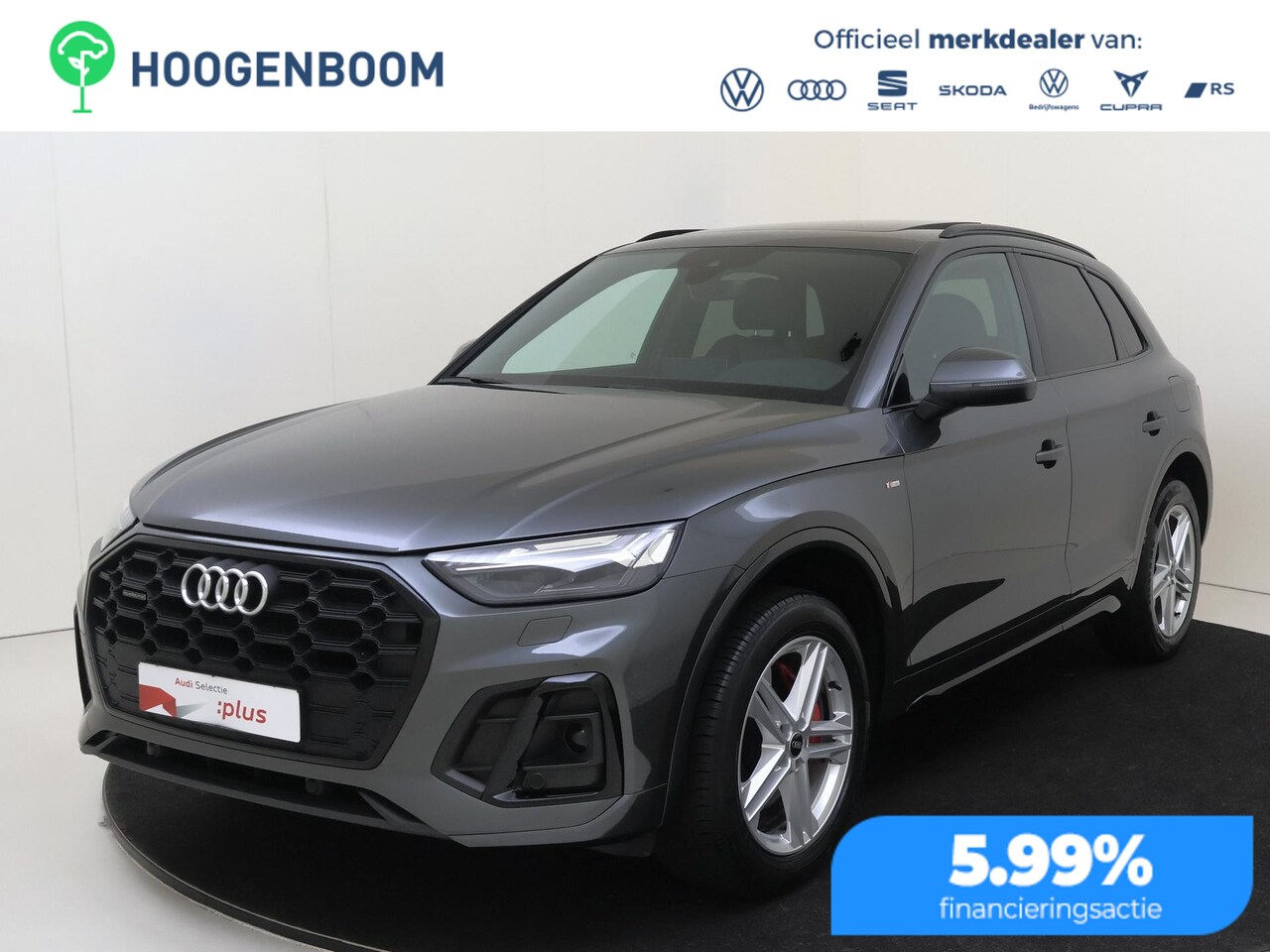 Audi Q5 - 55 TFSI e S edition Competition | SoH 90% | Panoramadak | Lederen bekleding | Memory funct - AutoWereld.nl
