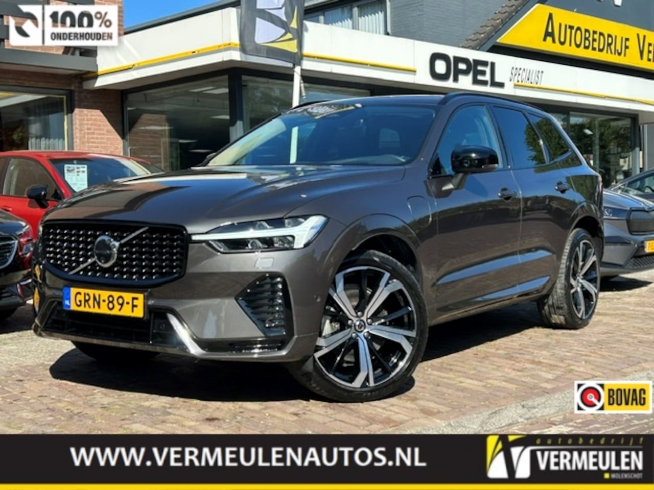 Volvo XC60 - T8 Plug-In Hybrid 455PK AWD Ultra Dark + 21"/ Navi/ Clima/ Full-LED/ Head-UP/ Winterpakket - AutoWereld.nl