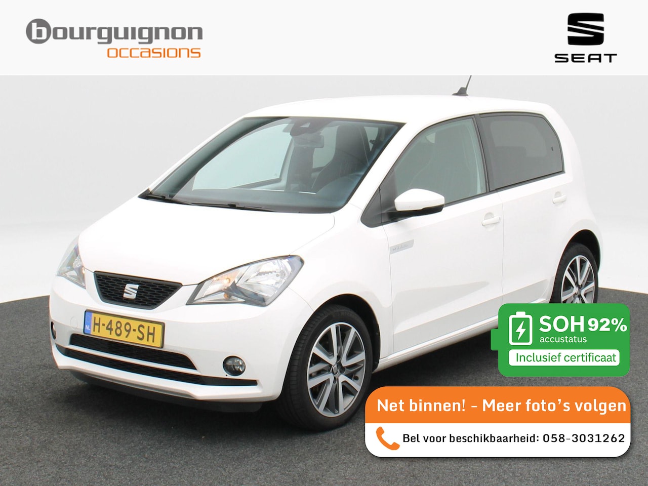 SEAT Mii Electric - electric Plus Automaat | Stoelverwarming | Verwarmde Voorruit | Climatronic | Elektrische - AutoWereld.nl
