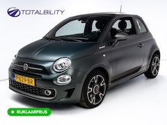 Fiat 500 - 1.0 Hybrid Sport Verde Portofino | 1/2 Leder/stof | Panodak | Led+ | Uconnect | Airco, Led