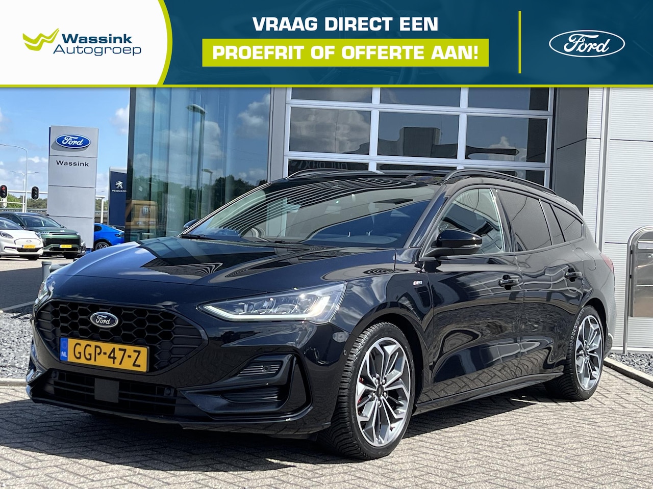 Ford Focus Wagon - 1.0 EcoBoost Hybrid 155pk Powershift ST-Line X Winterpack | Navigatie | Verwarmbare voorst - AutoWereld.nl