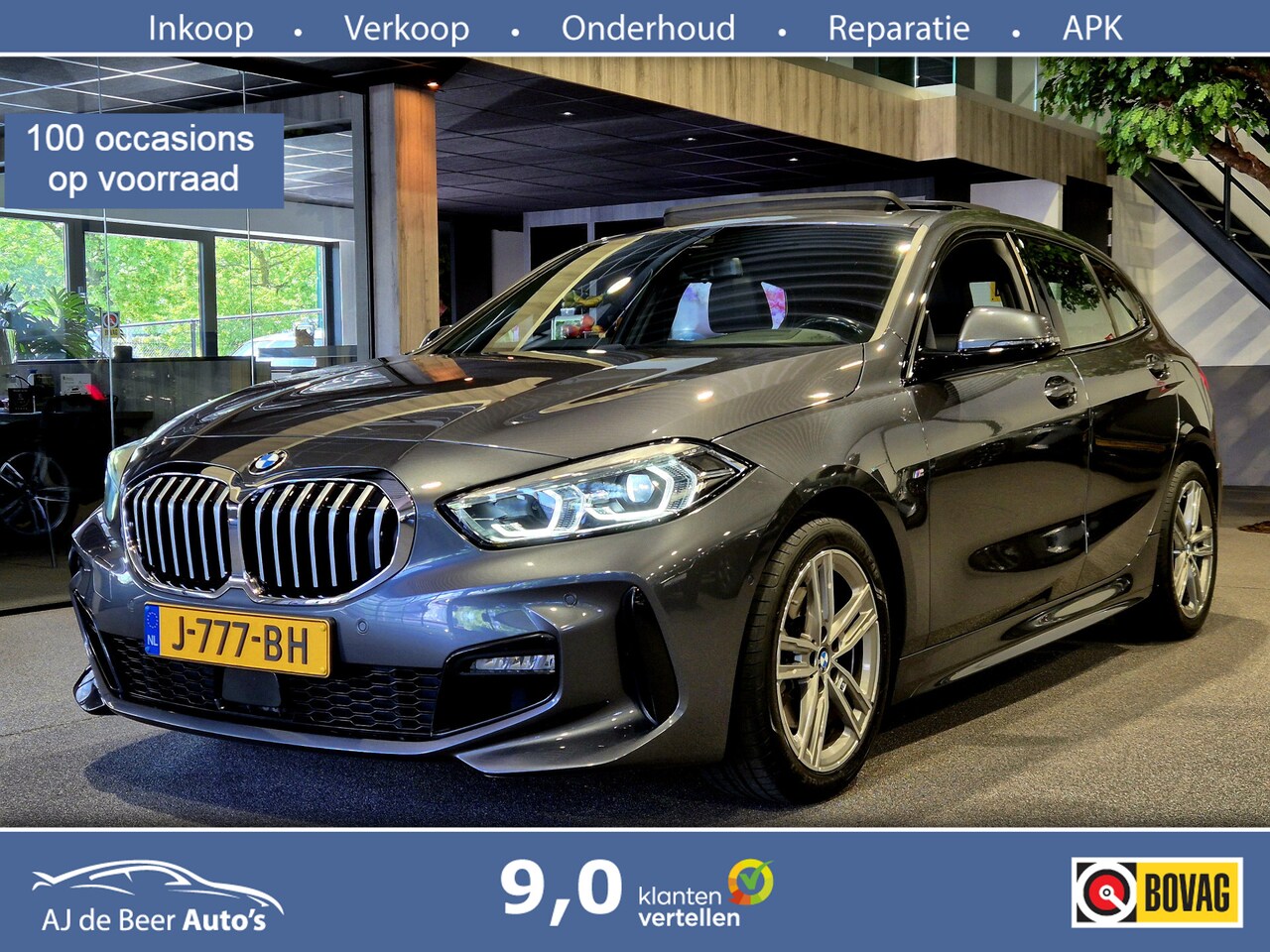 BMW 1-serie - 118i Executive Edition M-Sport | Panorama | Camera | NAP | Stoelverwarming | Sfeerverlicht - AutoWereld.nl