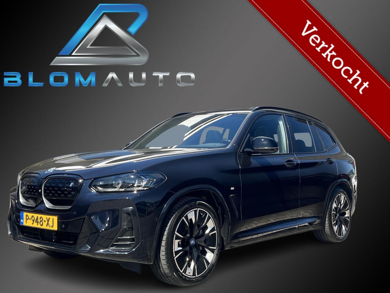 BMW iX3 - M-SPORT 80 kWh TREKH+PANO+ACC+MEMORY+360CAM SOH 97% - AutoWereld.nl