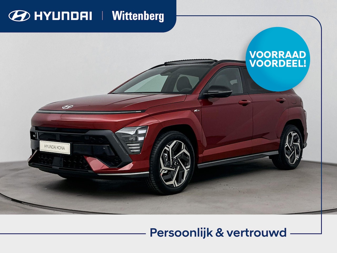 Hyundai Kona - 1.6 GDI HEV N Line Sky | Nieuw | Direct leverbaar! | Panoramadak | Stoel + stuurverwarming - AutoWereld.nl