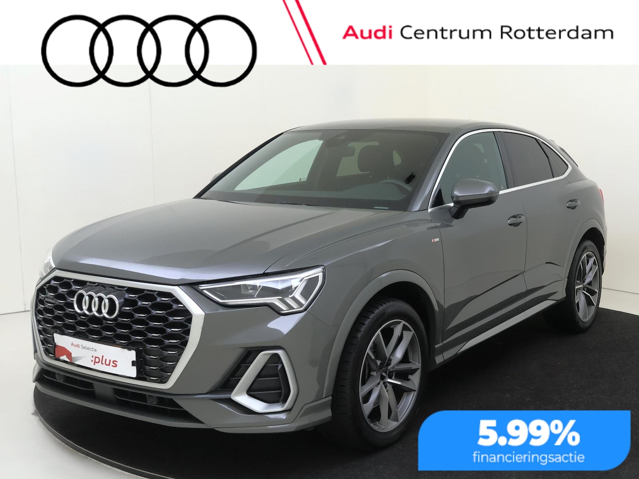 Audi Q3 Sportback - 45 TFSI quattro Pro Line S | Trekhaak | Keyless | Achteruitrijcamera | Dodehoek detectie | - AutoWereld.nl