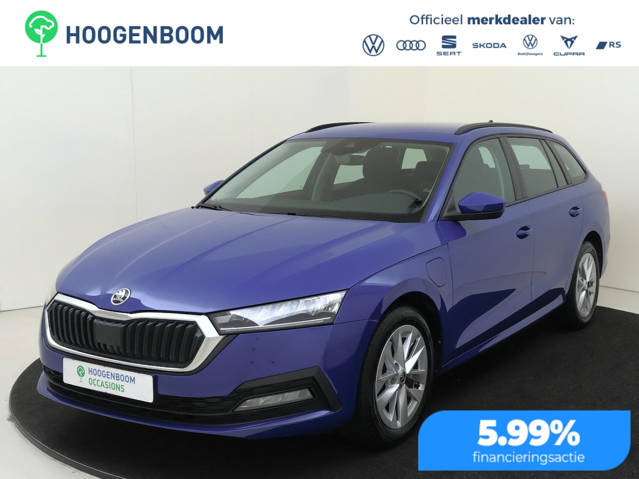 Skoda Octavia Combi - 1.4 TSI iV PHEV Business Edition | SoH 99% | Trekhaak | Cruise control | CarPlay | Elektri - AutoWereld.nl