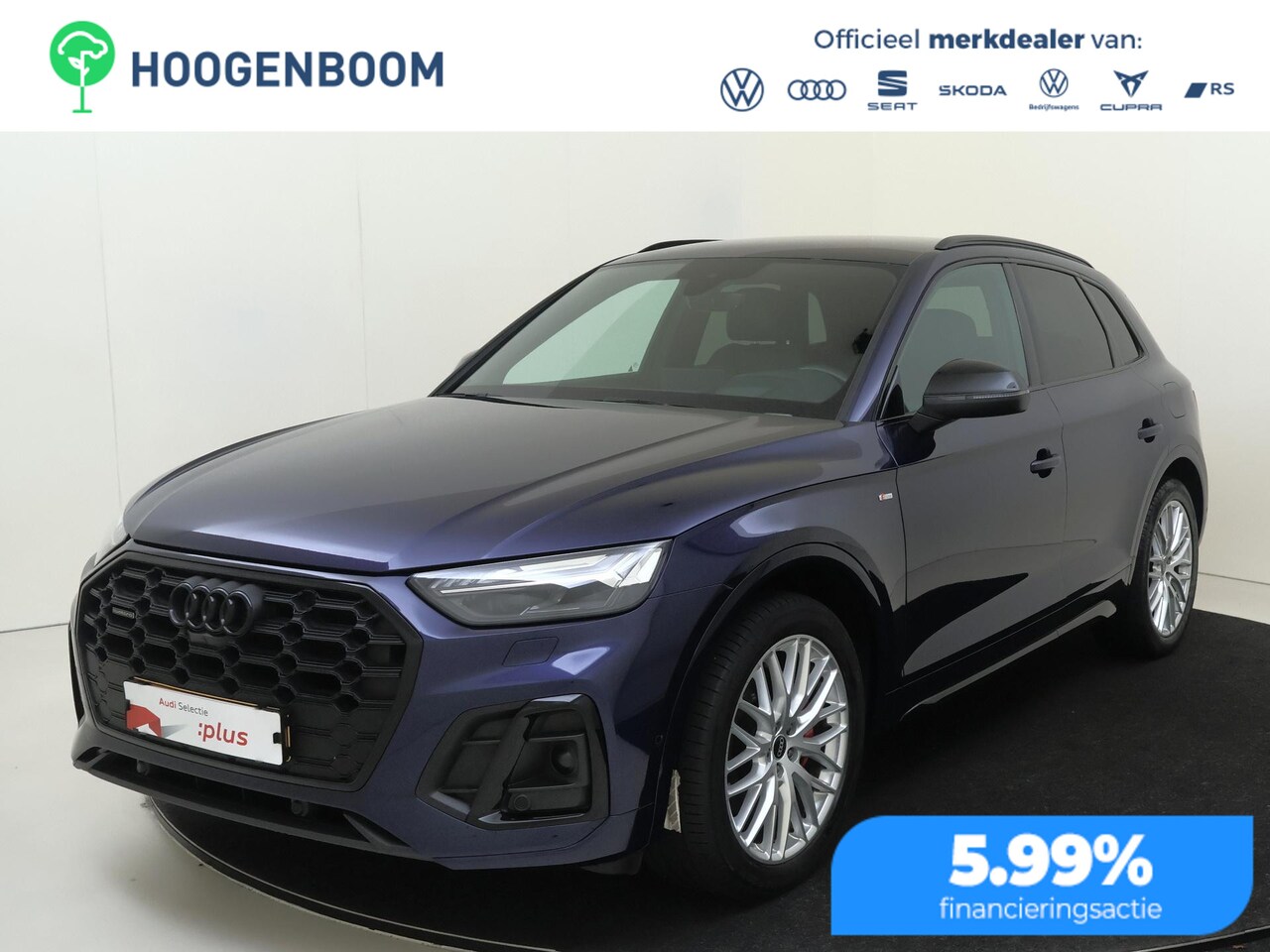 Audi Q5 - 50 TFSI e S edition Competition | Luchtvering | 360 camera | Head-up display | Lederen bek - AutoWereld.nl