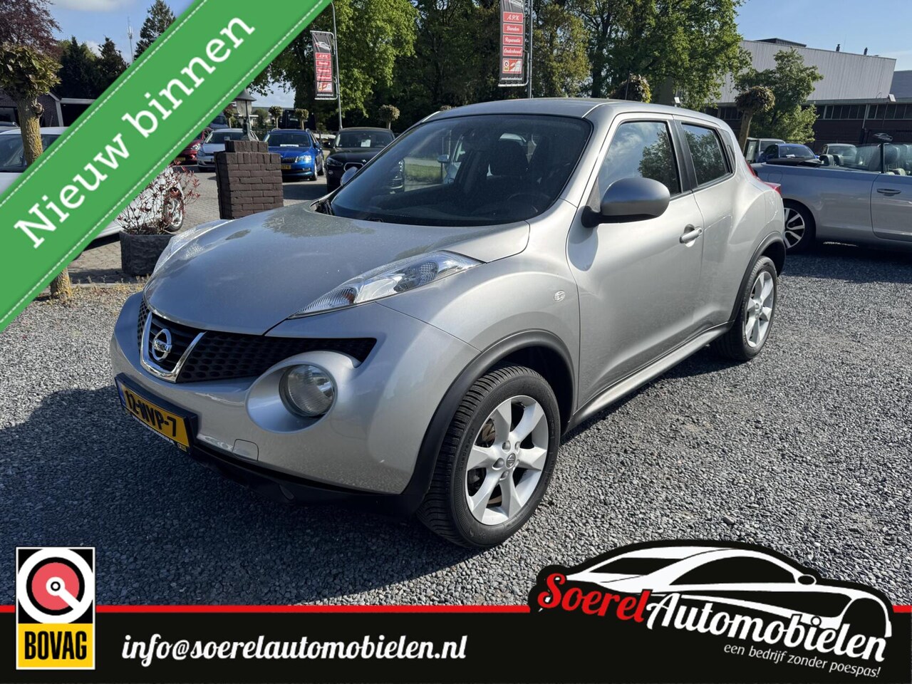 Nissan Juke - 1.6 Acenta Eco clima, cruise, p.senoren,trekhaak - AutoWereld.nl