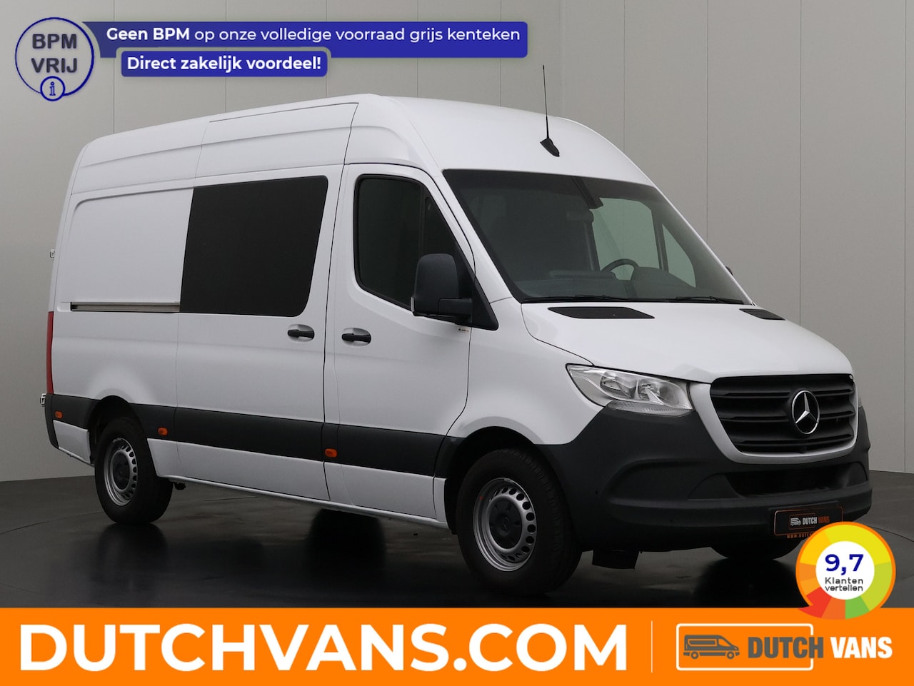 Mercedes-Benz Sprinter - 317CDi Automaat L2H2 | Navigatie | Camera | Airco | Cruise | 3-Zits - AutoWereld.nl