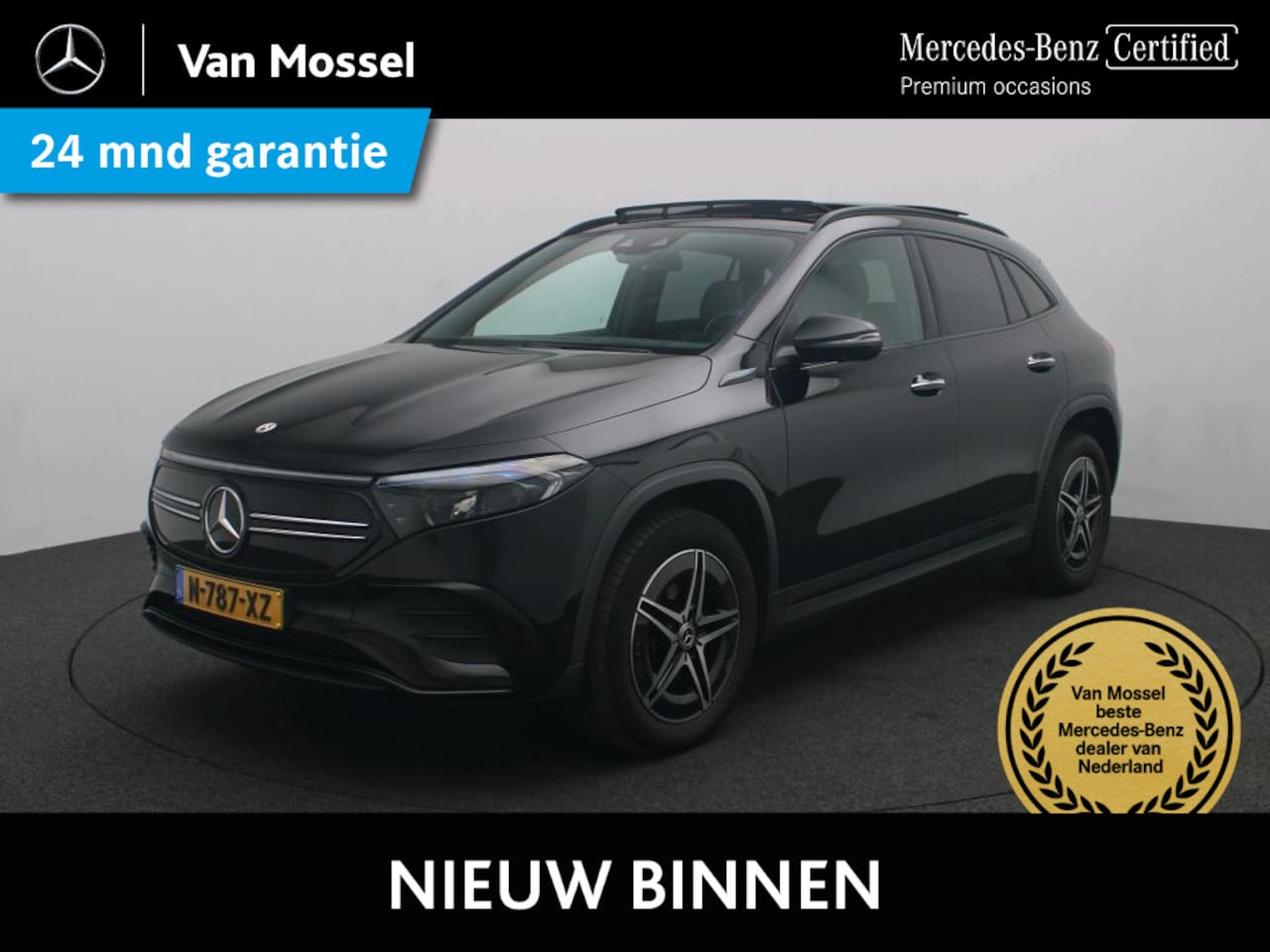 Mercedes-Benz EQA - 250 Business Solution AMG 67 kWh SOH 96.5% / Memory / Panoramadak / Sfeerverlichting / AMG - AutoWereld.nl