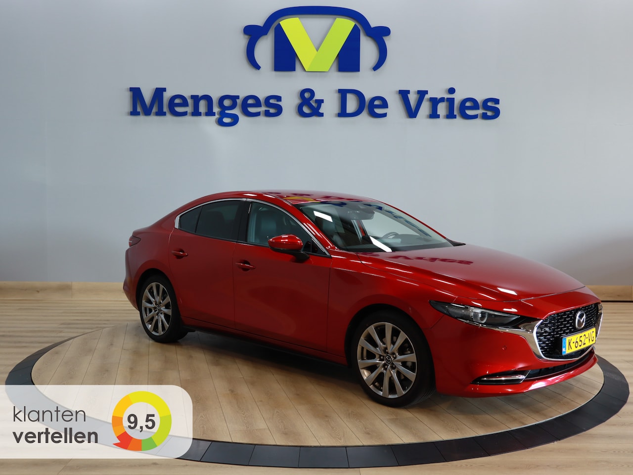 Mazda 3 - 2.0 e-SkyActiv-X M Hybrid 186 Luxury Airco ECC | Trekaahk | Bose | Memory | 360 Camera | S - AutoWereld.nl