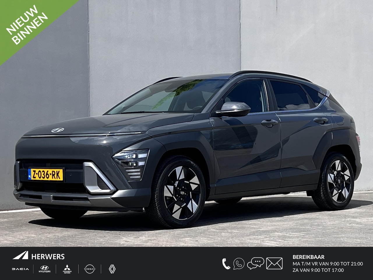 Hyundai Kona - 1.6 GDI HEV Comfort Smart / Automaat / 1.300 kg trekgewicht / Elektrische klep / Navigatie - AutoWereld.nl