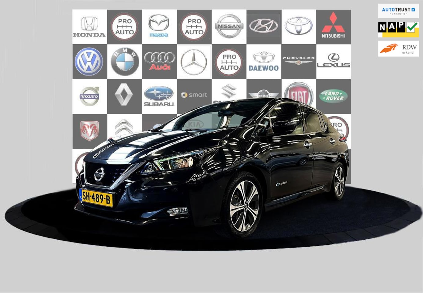 Nissan LEAF - 2.ZERO EDITION 40 kWh Carplay_3d Cam_Stuur en stoel verw - AutoWereld.nl