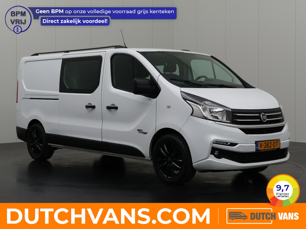 Fiat Talento - 1.6MJ 120PK Lang Dubbele Cabine 6-Persoons Edizione | Navigatie | Airco | cruise | Trekhaa - AutoWereld.nl