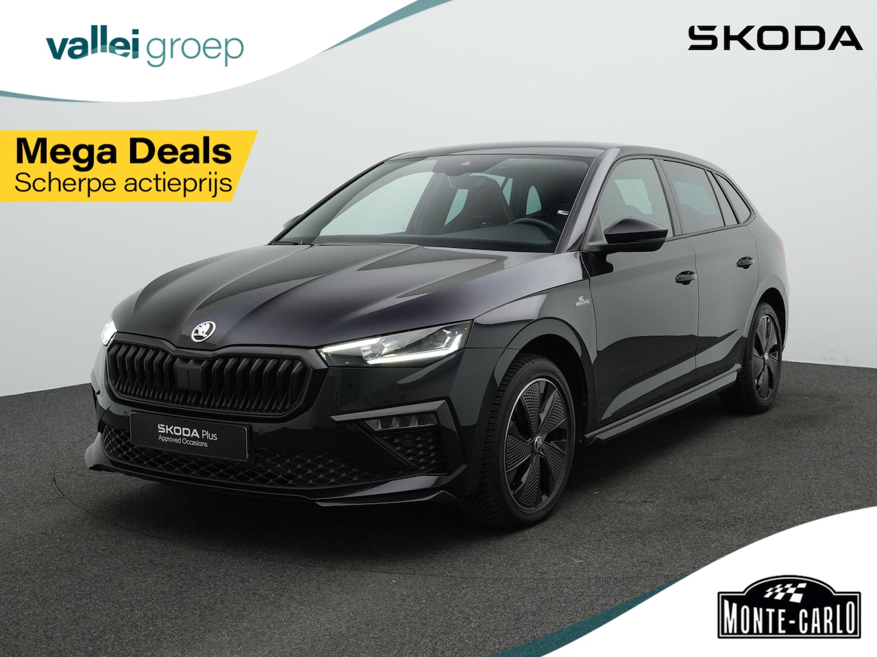 Skoda Scala - 1.0 TSI 115 pk DSG Monte Carlo | Panoramadak | Matrix LED | Achteruitrijcamera | Navigatie - AutoWereld.nl