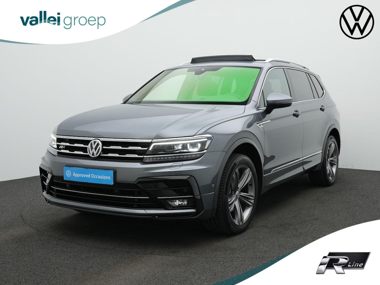 Volkswagen Tiguan Allspace - 7-zits 1.5 TSI 150 pk DSG Highline Business R / R-Line | Panoramadak | Trekhaak | Achterui - AutoWereld.nl
