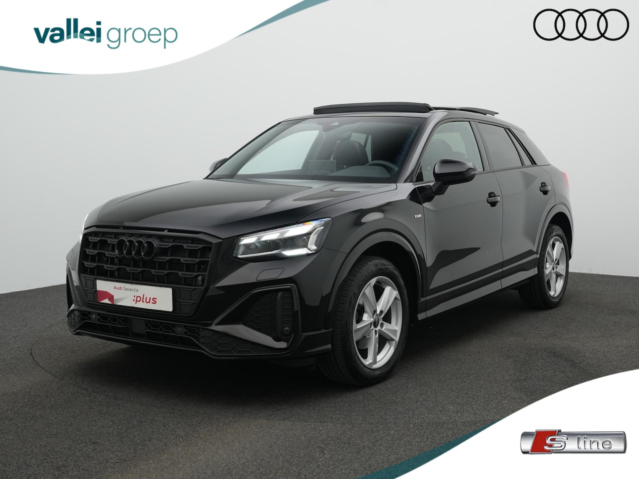 Audi Q2 - 35 TFSI 150 pk S-tronic S Edition / S-Line | Panoramadak | Matrix LED | Stoelverwarming | - AutoWereld.nl
