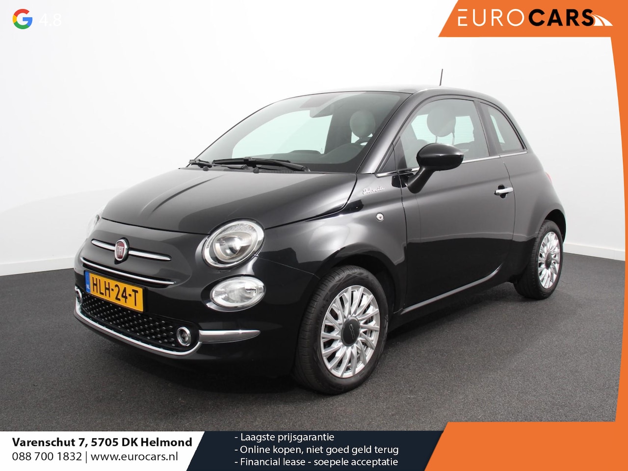 Fiat 500 - 1.0 Hybrid Dolcevita | Panorama dak | Cruise control | Climate control | Apple Carplay / A - AutoWereld.nl