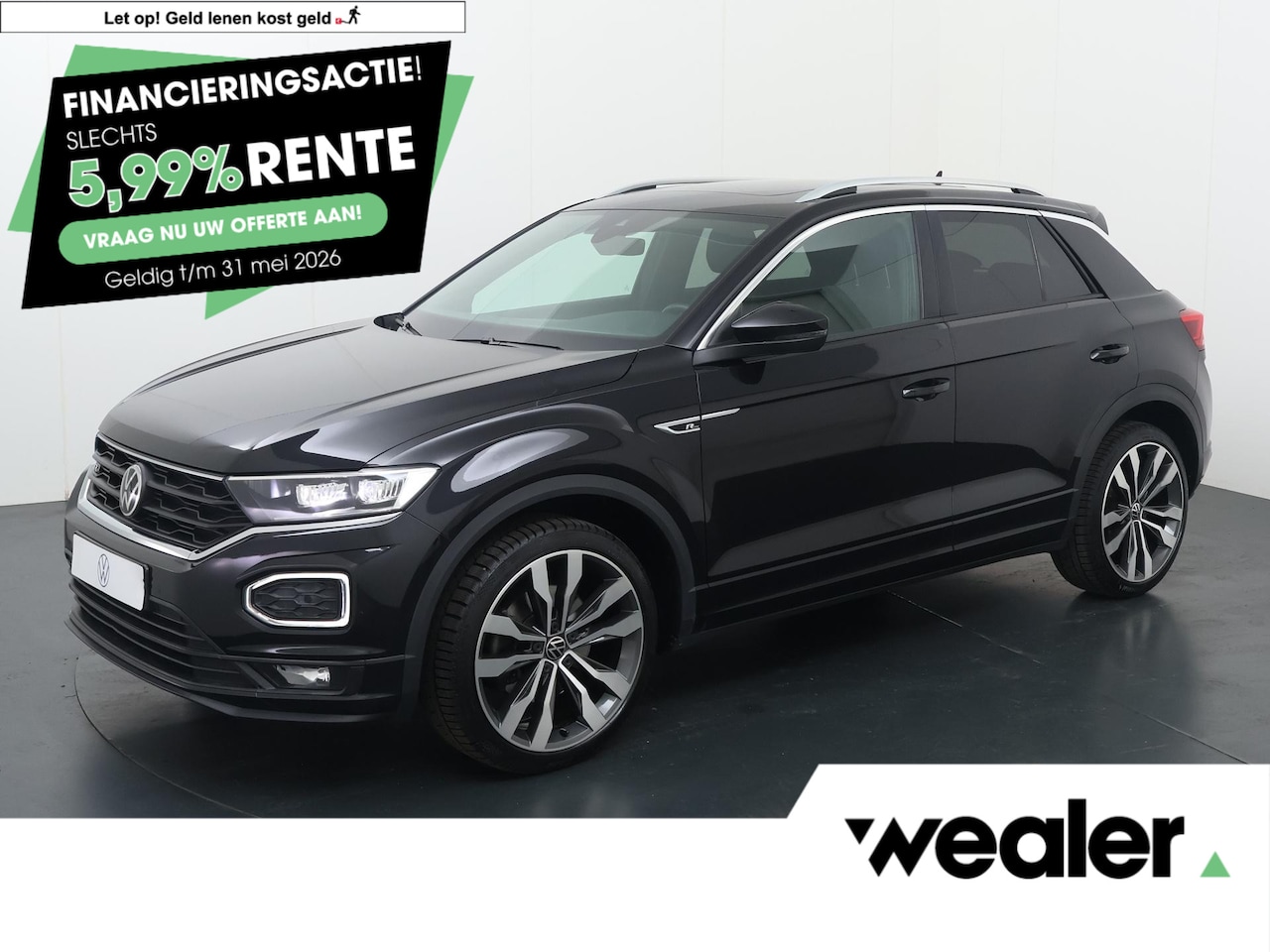 Volkswagen T-Roc - 1.5 TSI Sport Business R | 150 PK | Automaat | Panoramadak | Achteruitrijcamera | Adaptive - AutoWereld.nl