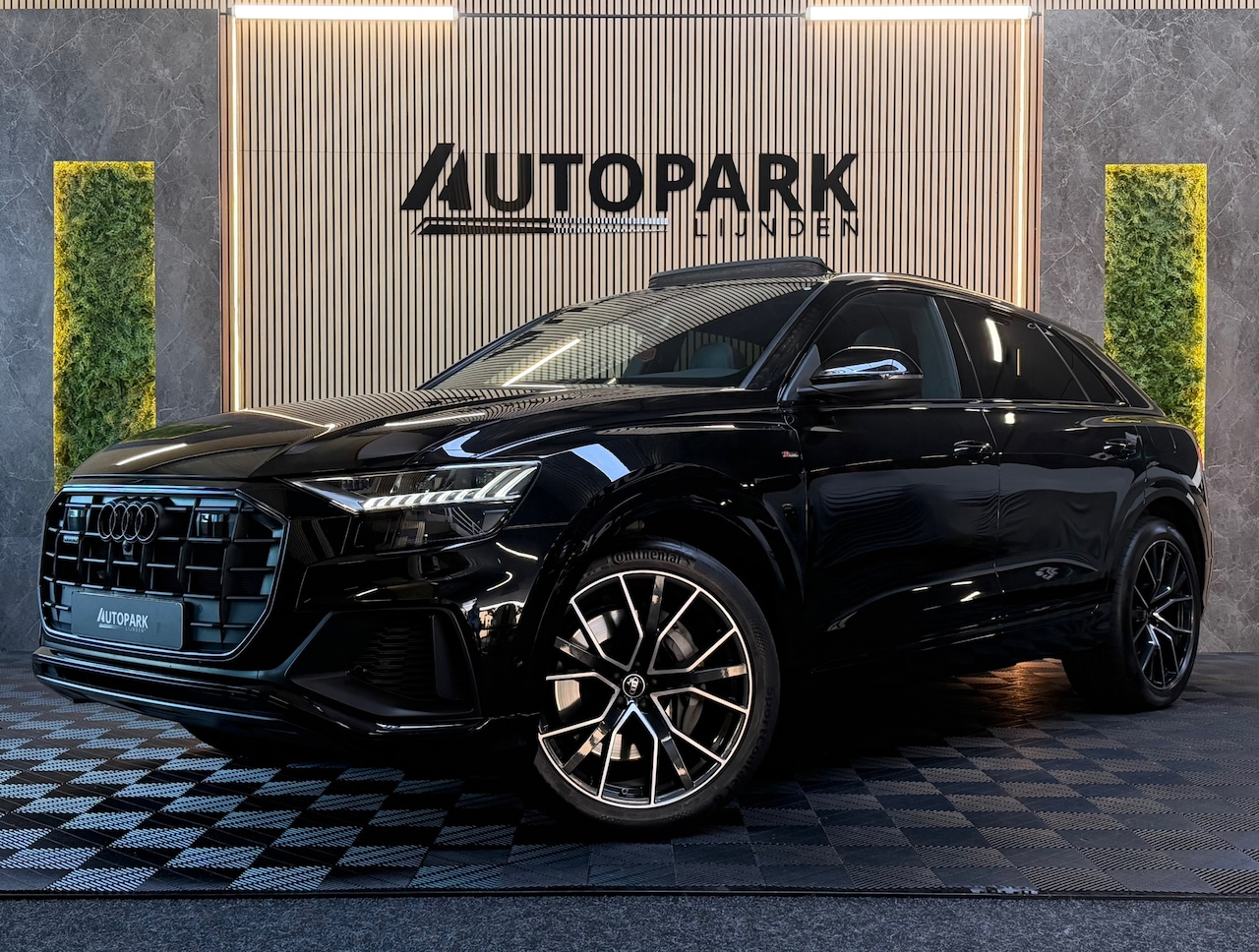 Audi Q8 - 55 TFSI e quattro 3X S-LINE |PANO|B&O|SOFTCLOSE|MATRIX|360 CAM|KEYLESS|LUCHTVERING|SFEERVE - AutoWereld.nl