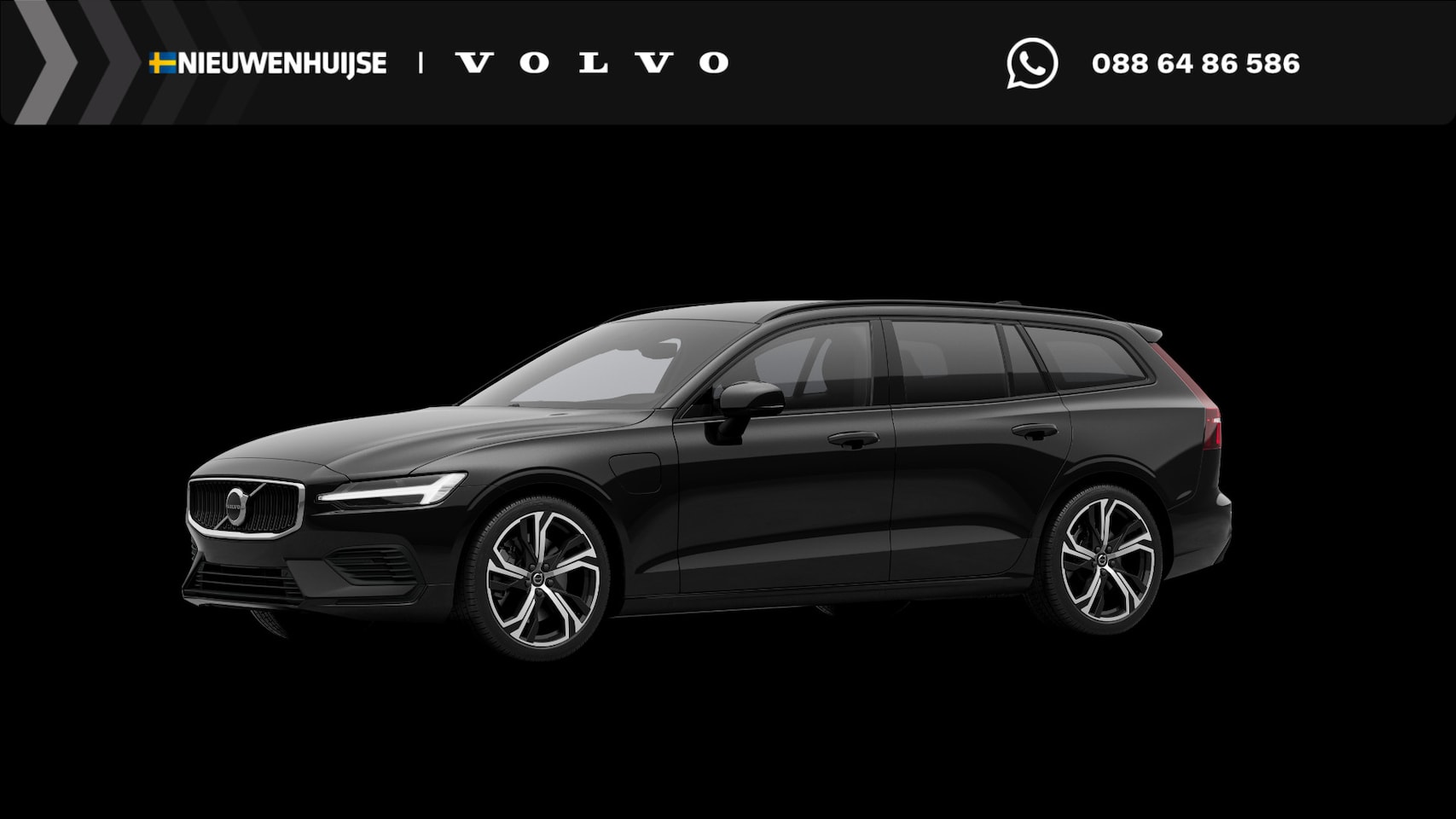 Volvo V60 - 2.0 T6 Plug-in hybrid AWD Essential | Adaptieve Cruise Control | Leder | Zwarte Hemel | 19 - AutoWereld.nl