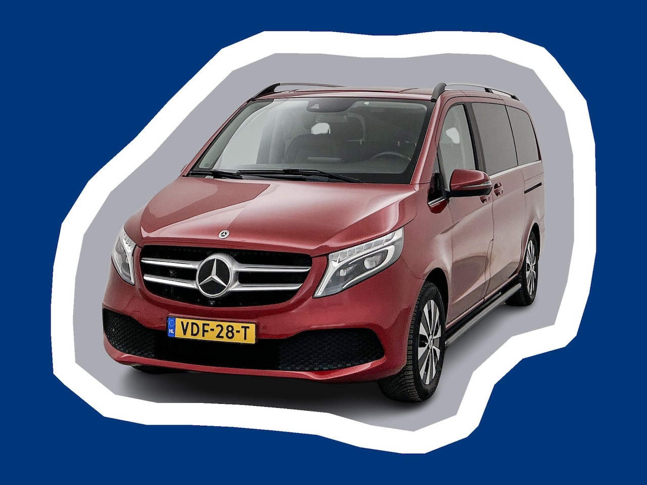Mercedes-Benz V-klasse - 300d Lang DC Avantgarde 4 Matic Burmester Elektrische schuifdeuren Leder 360 camera - AutoWereld.nl