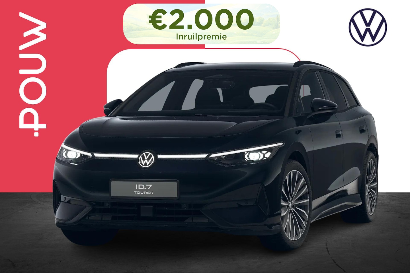 Volkswagen ID.7 Tourer - 286pk Limited Edition Plus 77 kWh | Black Style Pakket | 20" Velgen - AutoWereld.nl