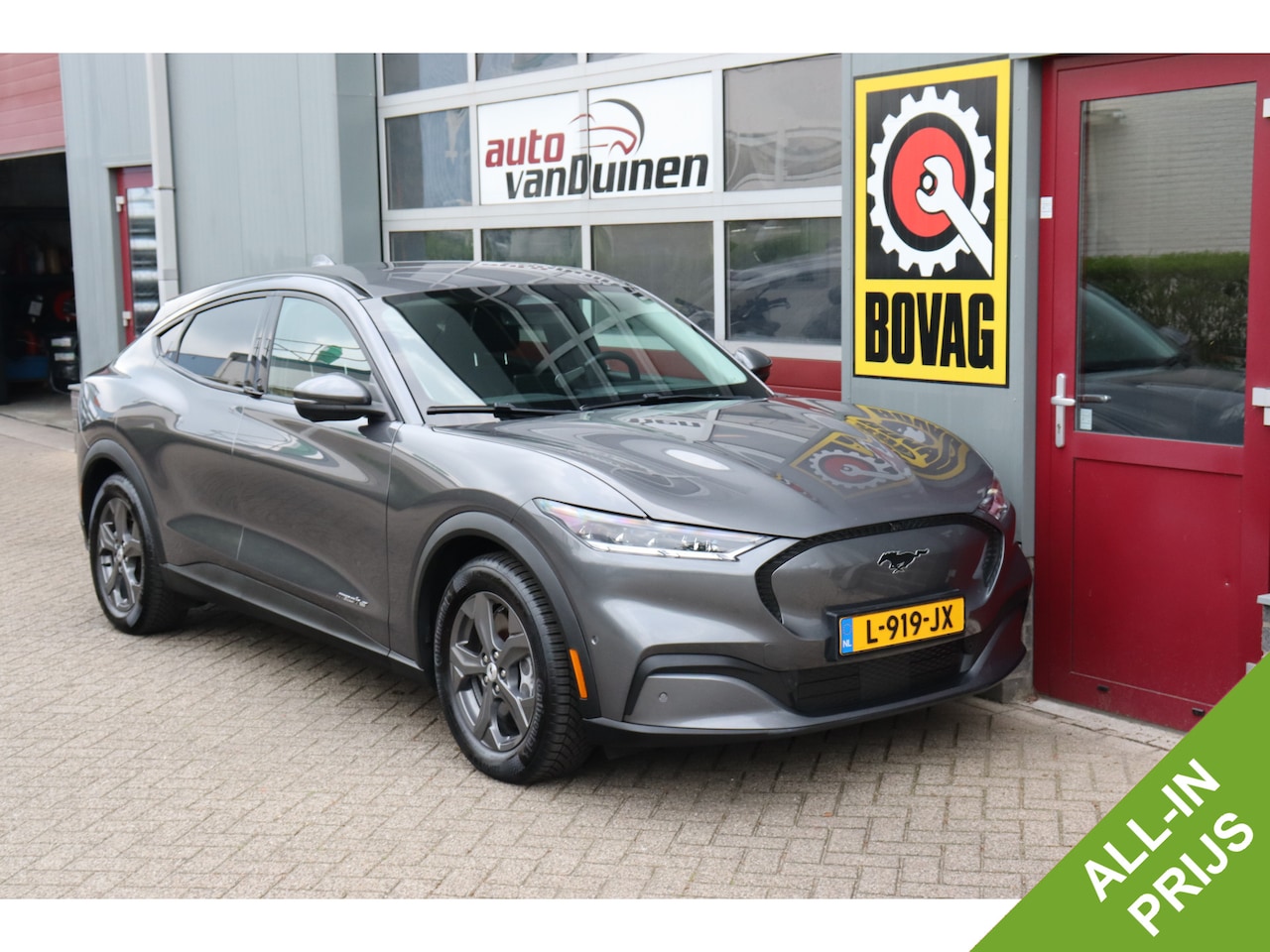Ford Mustang Mach-E - RWD 75 kWh O.a: SOH 92.8, Leder, Stoelverw, B&O, Camera, PDC, Etc. All-in prijs! - AutoWereld.nl