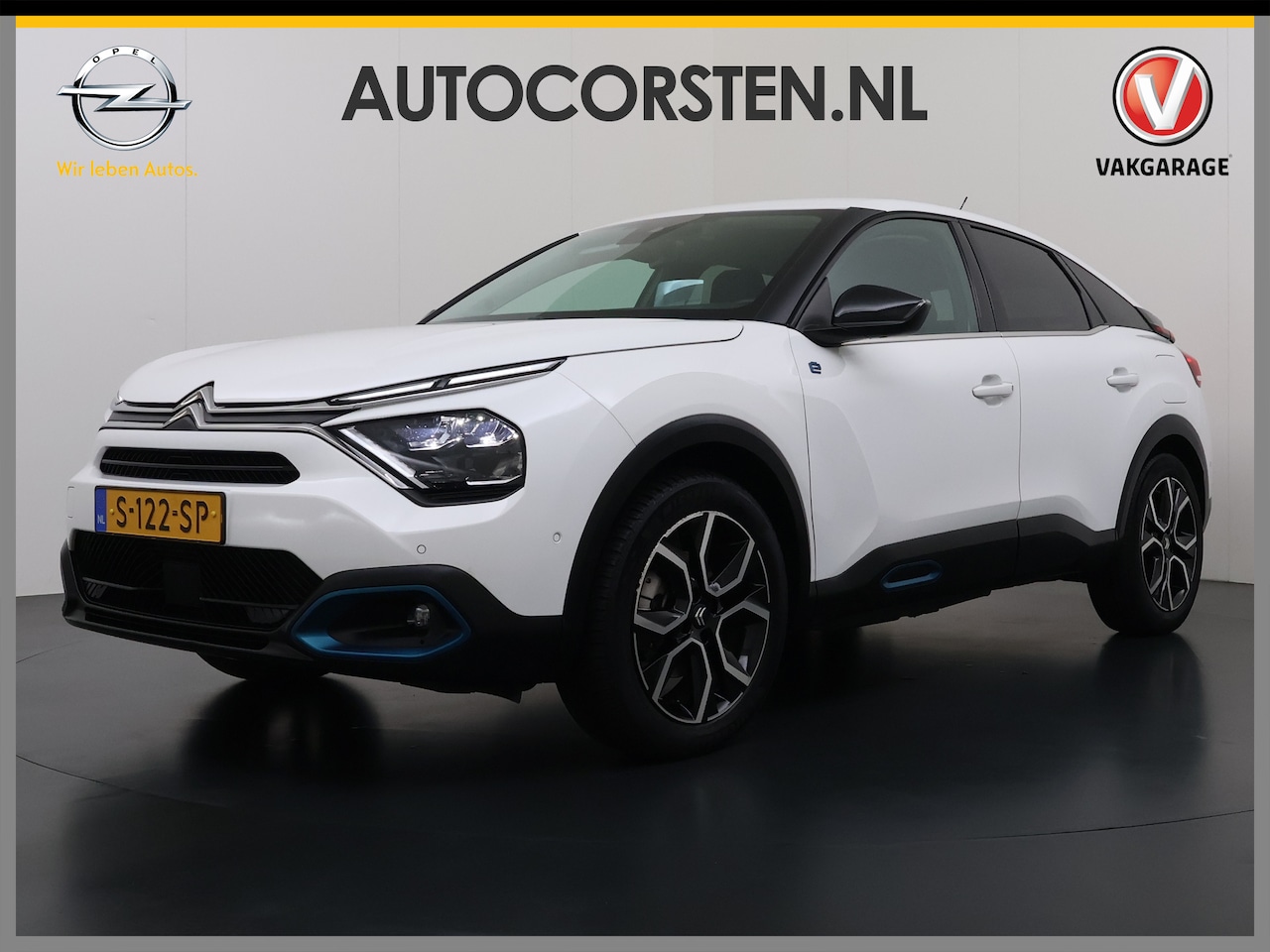 Citroën Ë-C4 - Shine Pack Business 50kWh Warmtepomp Leder+Verwarmd Head-Up SOH 95% Adap.Cruise 3D-Navi 36 - AutoWereld.nl