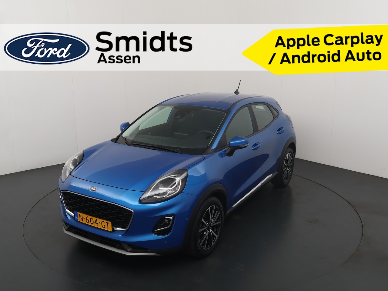 Ford Puma - EcoBoost Hybrid 125pk Titanium | 100% dealer onderhouden | Cruise | Camera | Airco | Andro - AutoWereld.nl