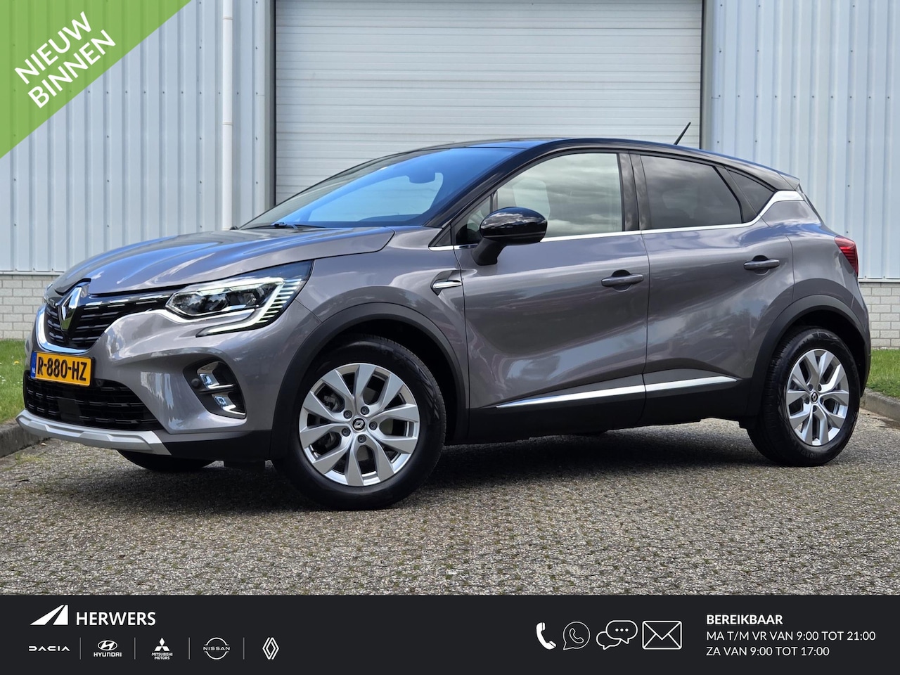 Renault Captur - 1.6 E-Tech Hybrid 145 Intens / 1e Eigenaar / Dealer Onderhouden / Trekhaak / Camera / Sens - AutoWereld.nl