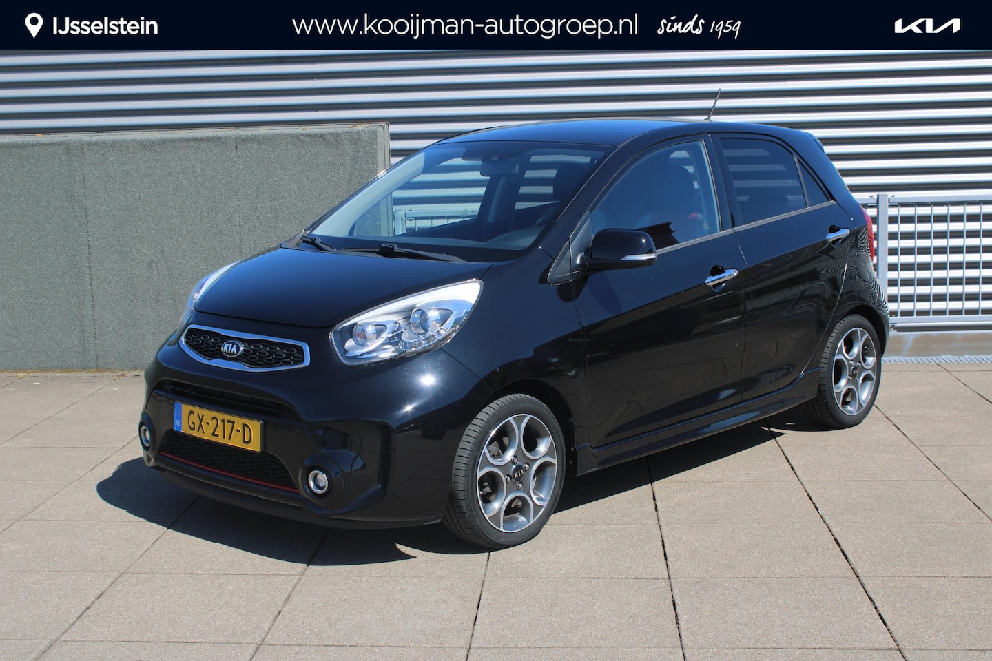 Kia Picanto - 1.2 CVVT SportsLine LEDER, STUURVERWARMING, LICHT METALEN VELGEN - AutoWereld.nl