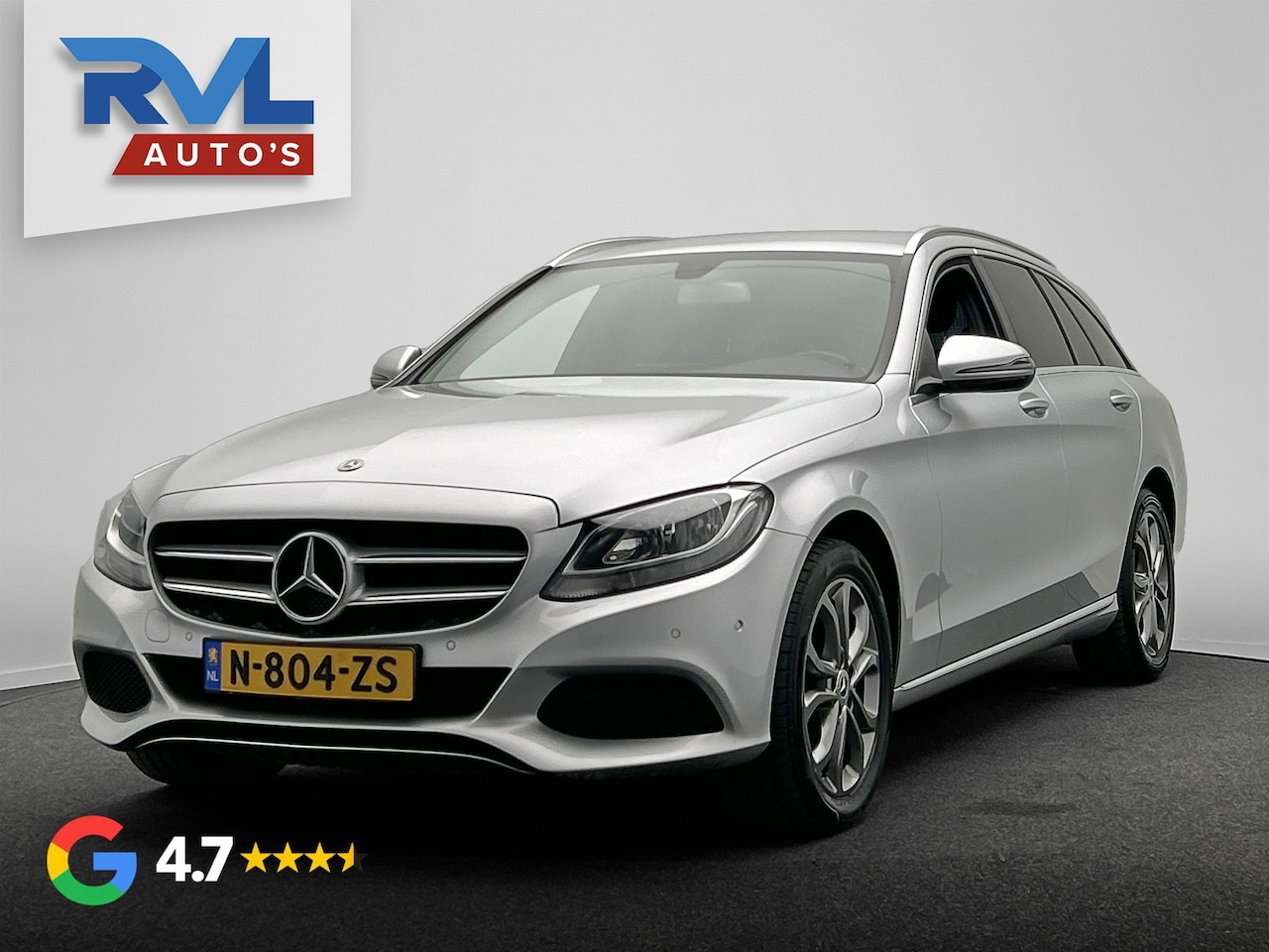 Mercedes-Benz C-klasse Estate - 200 Premium | Trekhaak | Stoelverwarming | Half/Leder | - AutoWereld.nl