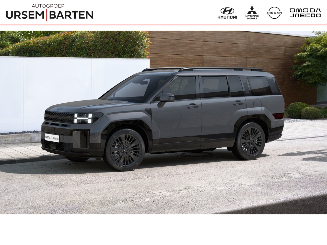 Hyundai Santa Fe - 1.6 T-GDI Plug-In Hybrid 212 kW 4WD Blackline | BLACK PACKAGE | BOSE | Comfort-stoelen voo - AutoWereld.nl