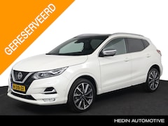 Nissan Qashqai - 1.3 DIG-T Tekna + Climate Control | Panoramadak | Volledig Lederen Bekleding | Elektrische