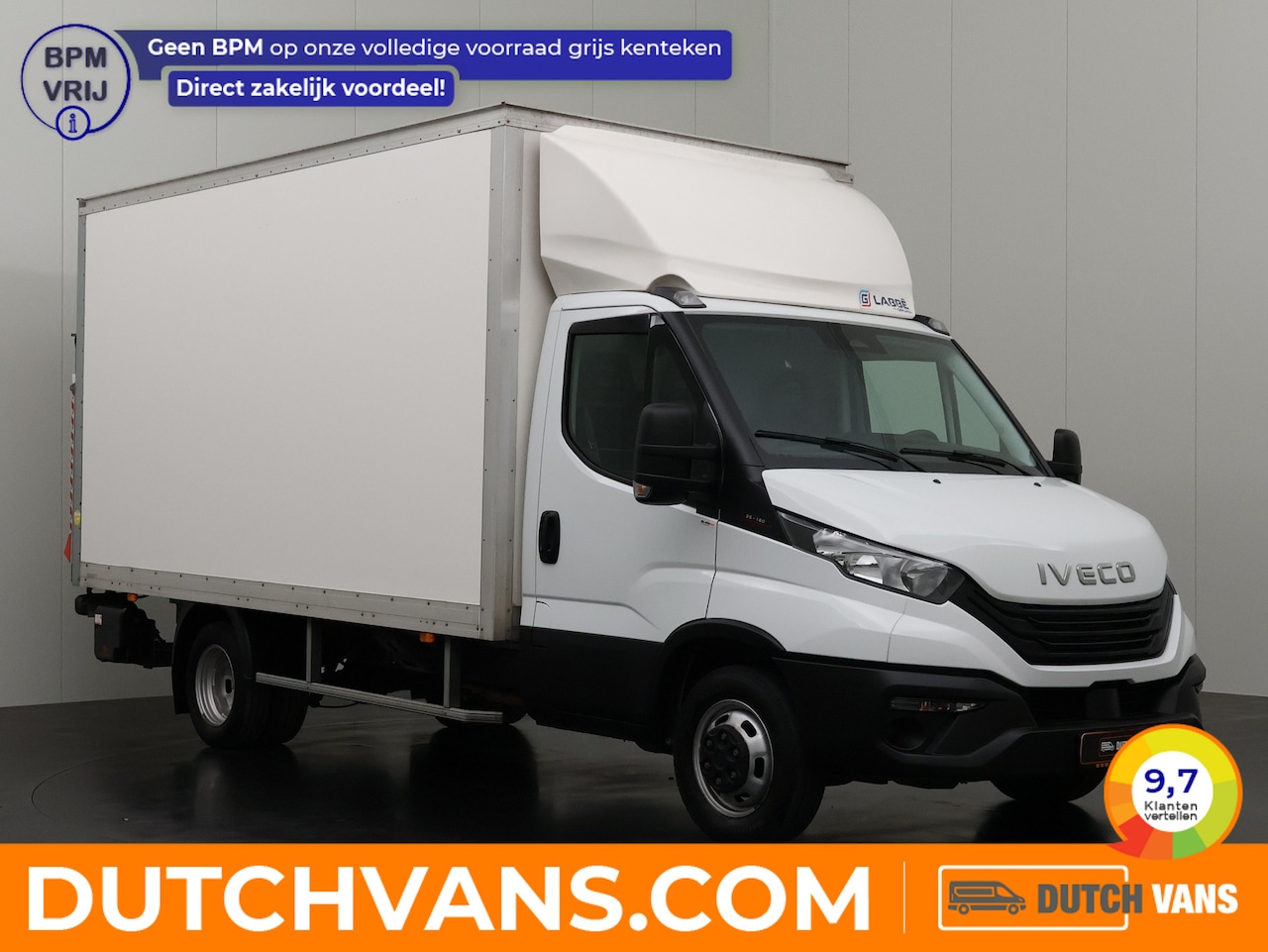 Iveco Daily - 35C16 3.0L Bakwagen+Laadklep | Model 2025 | Multimedia | Camera | Fabrieksgarantie - AutoWereld.nl