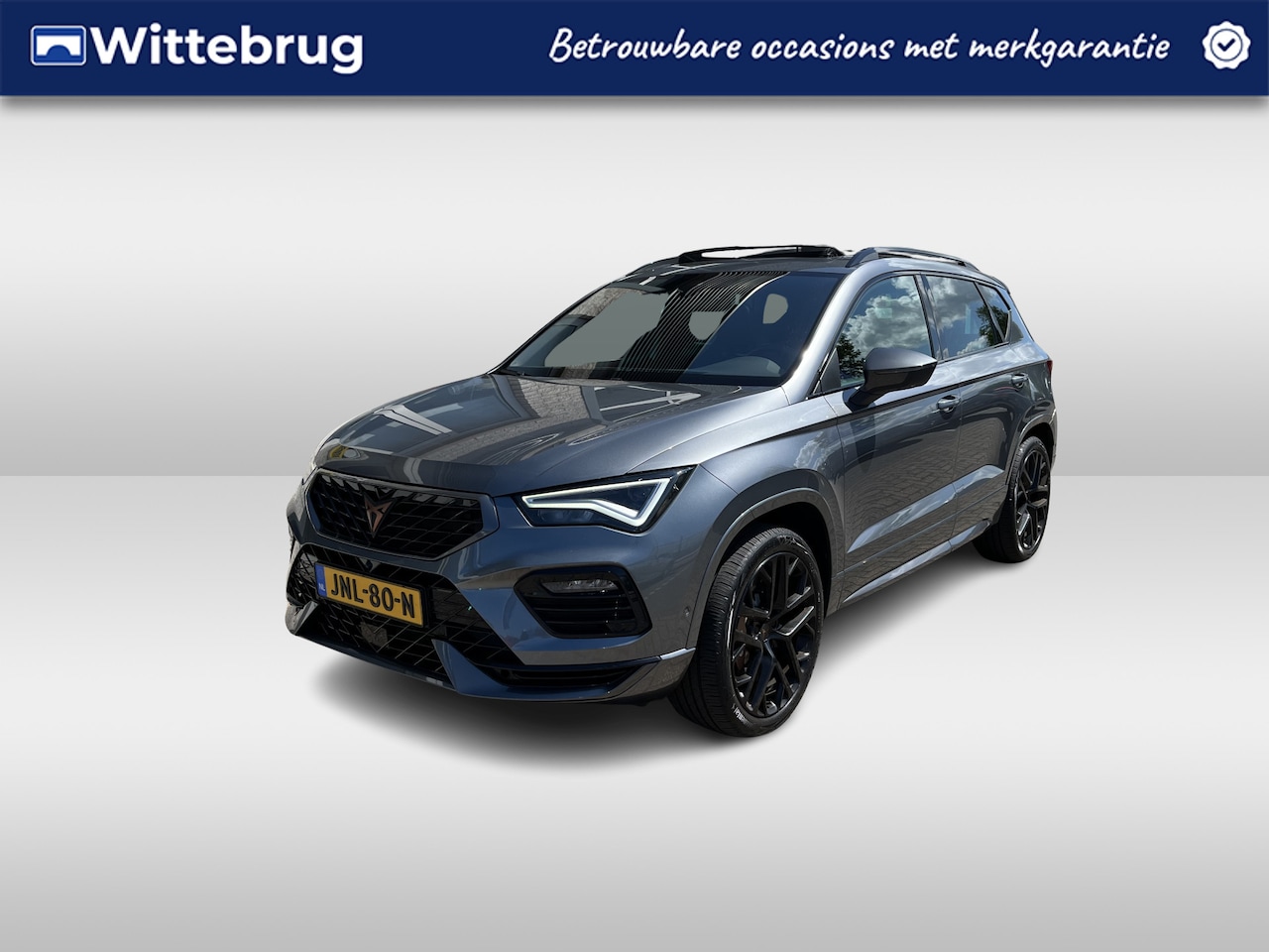 CUPRA Ateca - 2.0 TSI 4DRIVE / AUTOMAAT/ 300 PK/ BREMBO/ PANO/ TREKHAAK/ / BEATS/ SUPERSPORT STUUR/ STUU - AutoWereld.nl