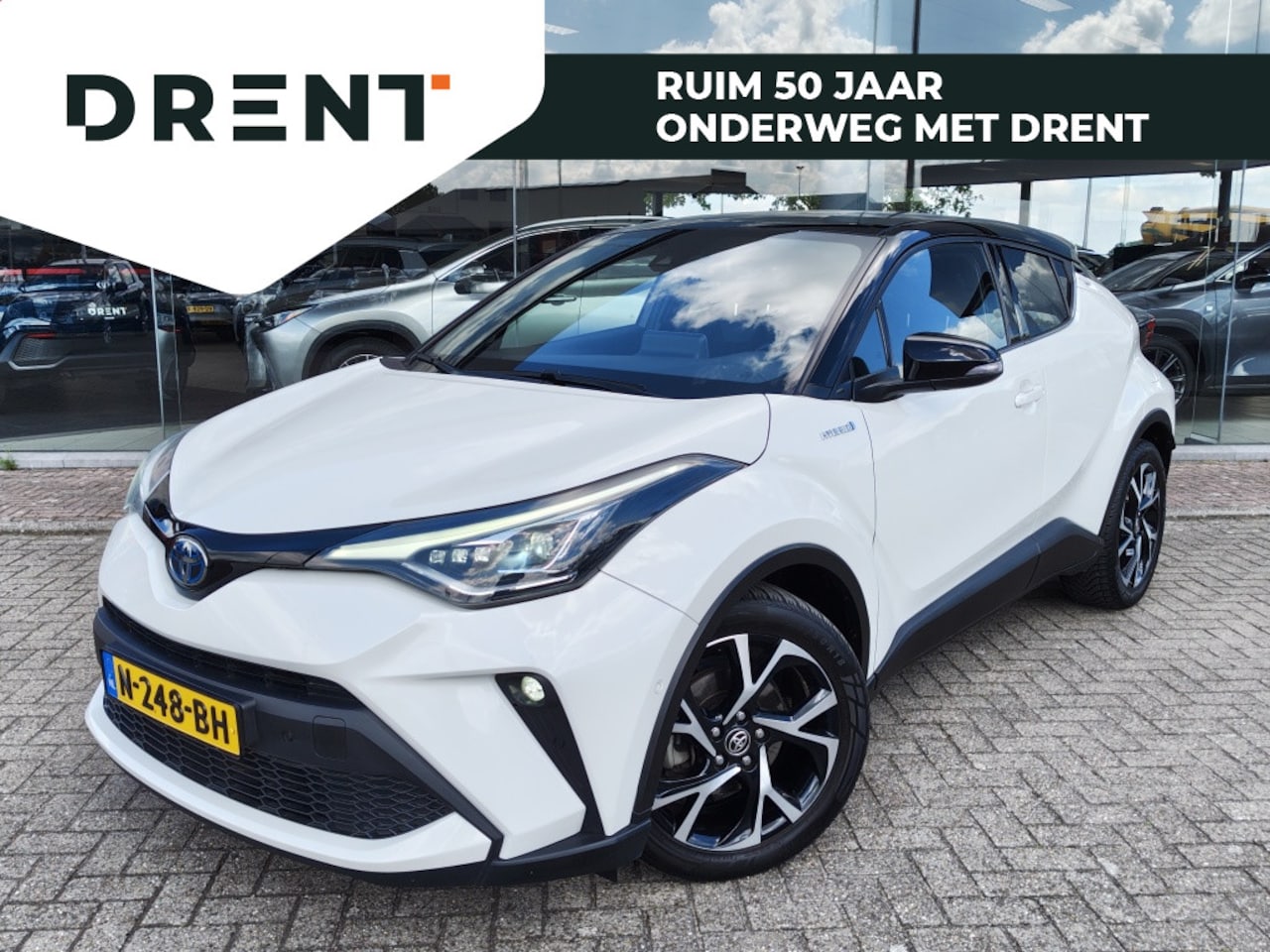 Toyota C-HR - 1.8 Hybrid Style Bi-Tone | Leder/Alcantara | Sensoren v/a | Andr - AutoWereld.nl