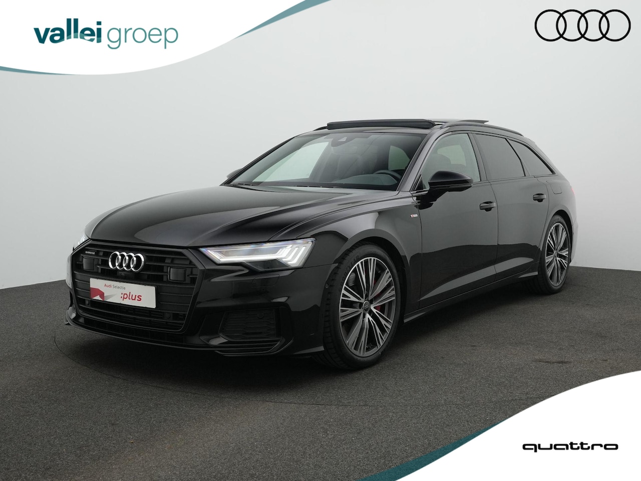 Audi A6 Avant - 55 TFSI e Quattro Pro Line S Competition / S-Line | Panoramadak | Trekhaak | Valcona leder - AutoWereld.nl