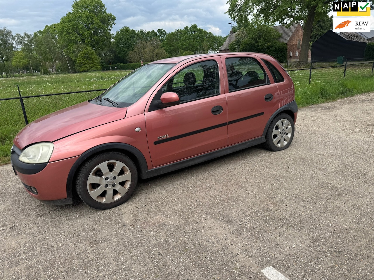 Opel Corsa - 1.2-16V Elegance 1.2-16V Elegance, 5 drs, APK, NAP, nette auto - AutoWereld.nl