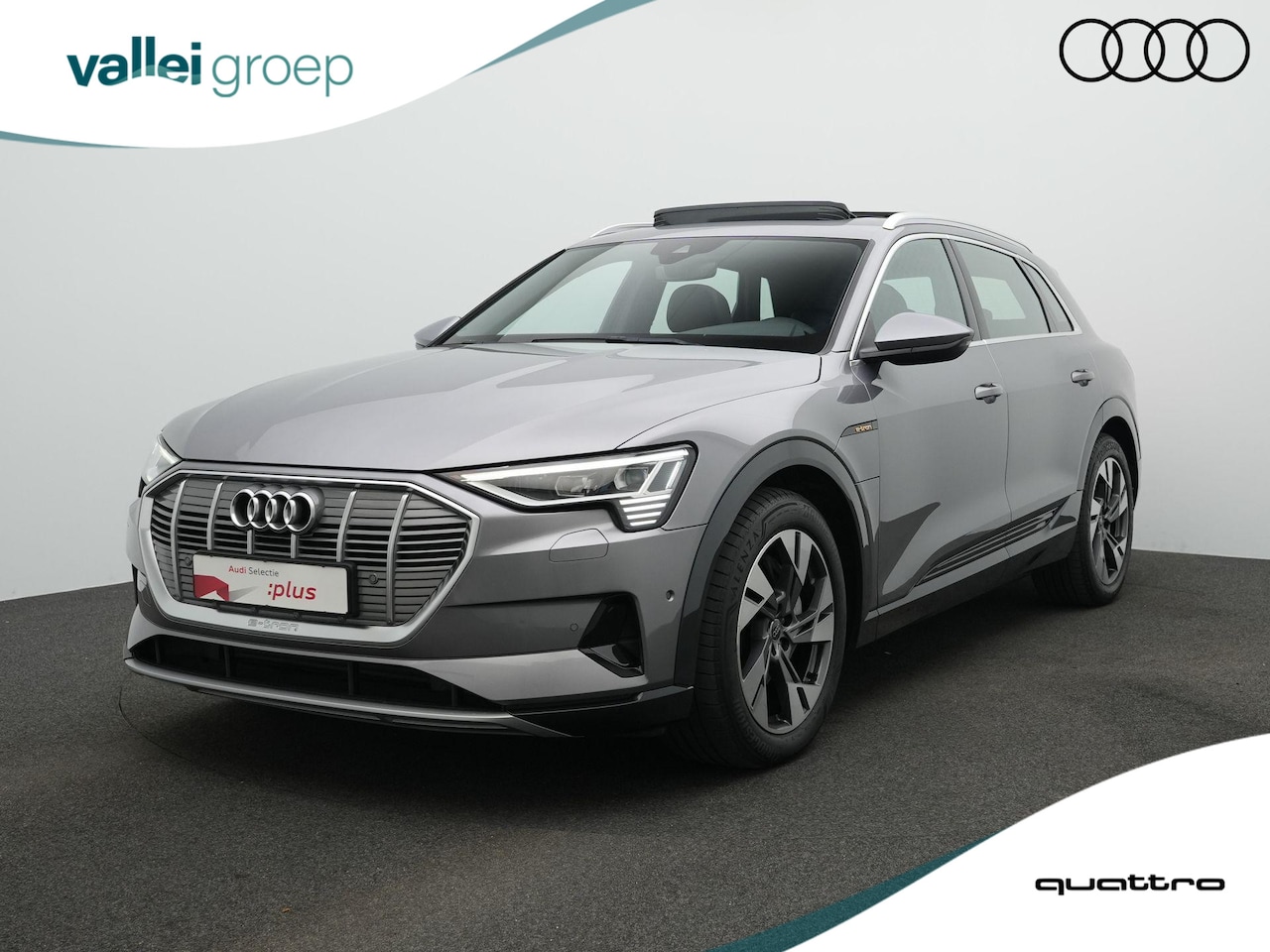 Audi e-tron - 55 quattro 95 kWh 408 pk | Panoramadak | Matrix LED | Achteruitrijcamera | Stoelverwarming - AutoWereld.nl