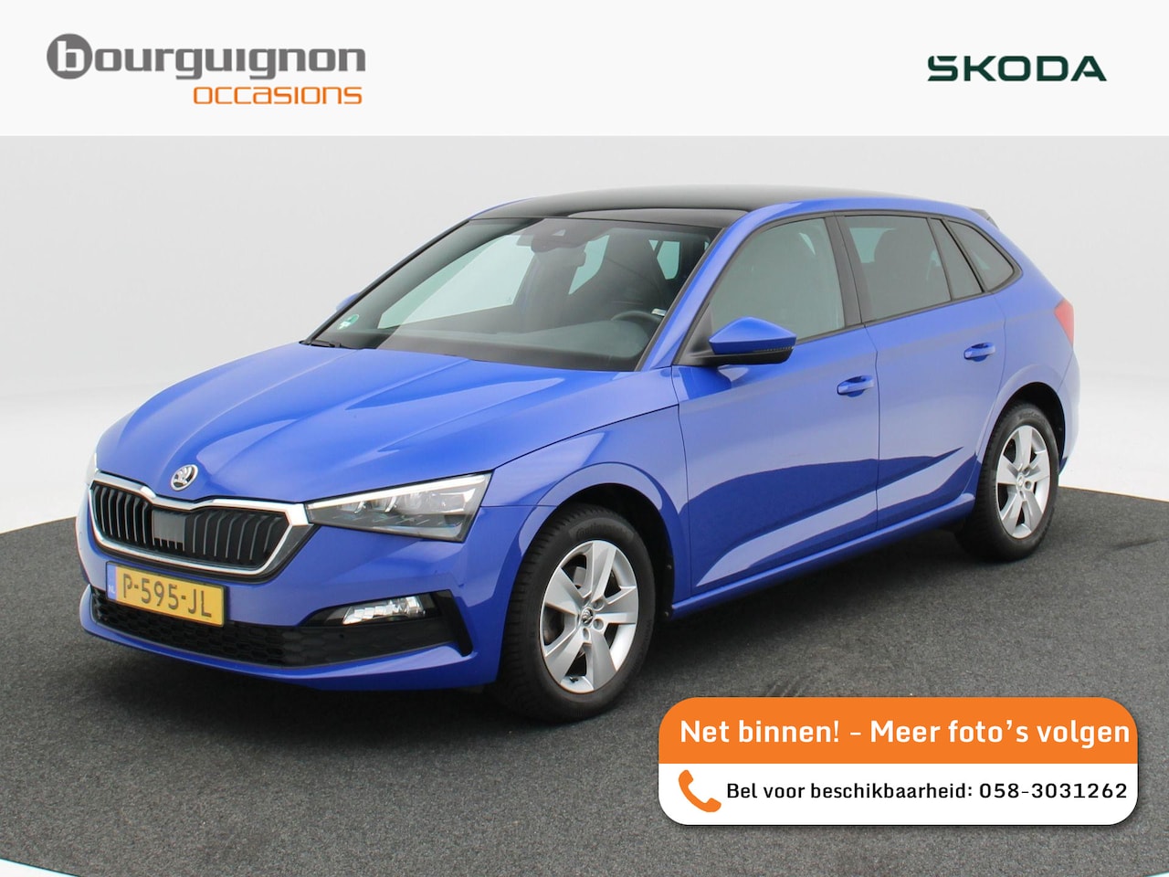 Skoda Scala - 1.0 TSi 110 Pk Sport Business | Parkeersensoren | Adaptive Cruise | Panorama dak | Climatr - AutoWereld.nl