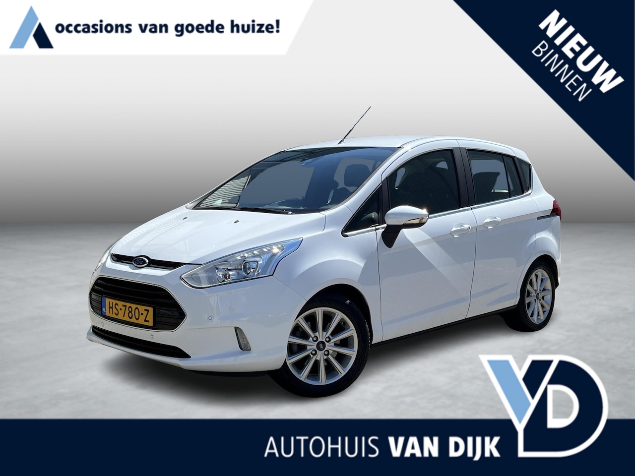 Ford B-Max - 1.0 EcoBoost Titanium | NL Auto/Voll.Historie/Navi/Camera/Clima/Cruise/Stoel+Voorruitverwa - AutoWereld.nl
