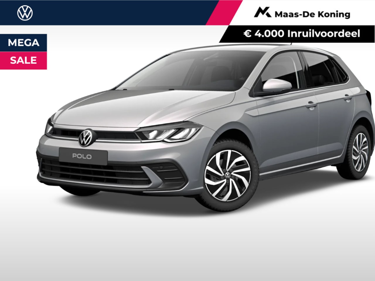Volkswagen Polo - 1.0 TSi 95pk Life Edition · Camera · Apple/Android Car Play · P-Sensoren · 15'' Inch · MEG - AutoWereld.nl