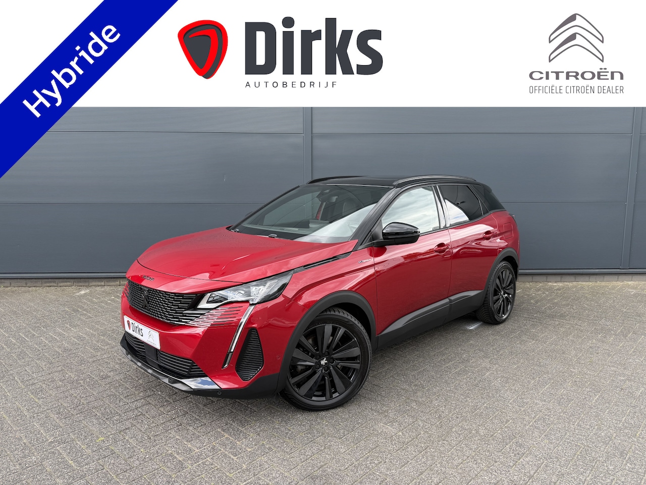 Peugeot 3008 - 300pk HYbrid4 GT (Elektrisch schuifdak - Elektrische Klep - Focal Electra - NightVision - - AutoWereld.nl
